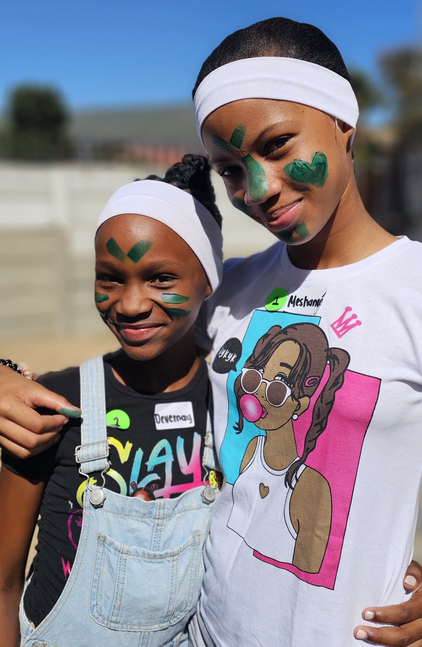painted faces